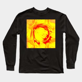 Yellow, orange and red Long Sleeve T-Shirt